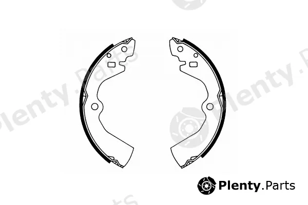 SCT - Mannol SS523 — Brake Shoe Set, parking brake