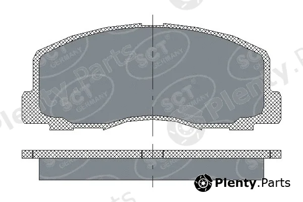 SCT - Mannol SP117PR — Brake Pad Set, disc brake