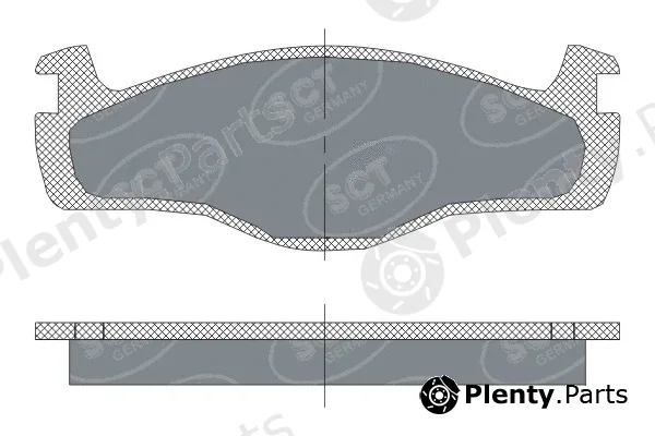 SCT - Mannol SP114PR — Brake Pad Set, disc brake