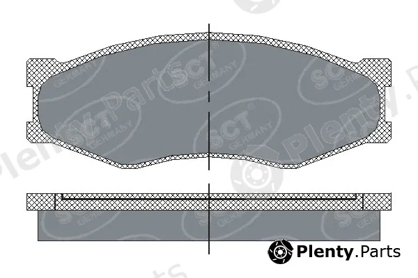 SCT - Mannol SP119PR — Brake Pad Set, disc brake
