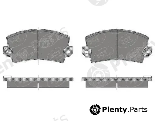 SCT - Mannol SP485PR — Brake Pad Set, disc brake