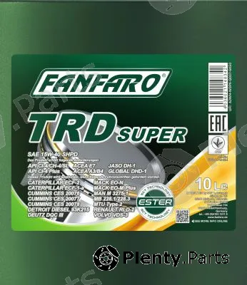 SCT - Mannol FF6104-10 — Engine Oil FANFARO TRD Super SHPD 15W-40