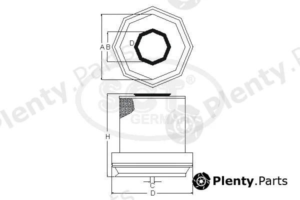 SCT - Mannol SB3266 — Air Filter