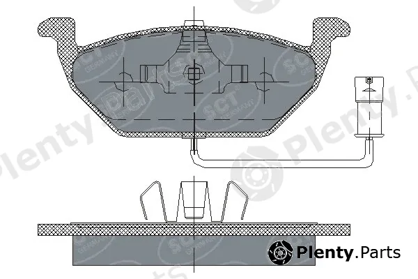SCT - Mannol SP136PR — Brake Pad Set, disc brake