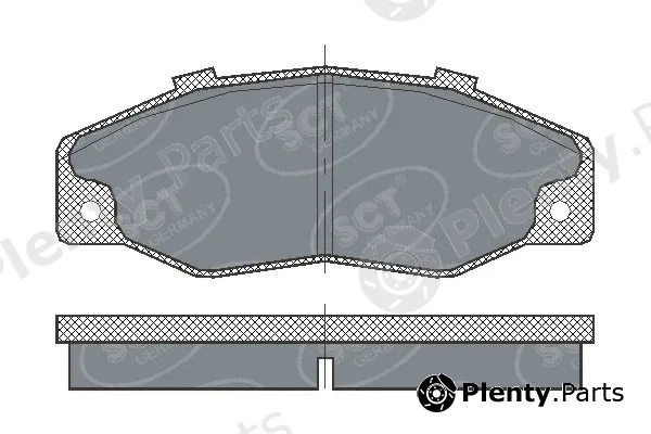 SCT - Mannol SP218PR — Brake Pad Set, disc brake