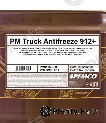SCT - Mannol PM9126C-60 — Antifreeze PEMCO PM Truck Antifreeze 912+