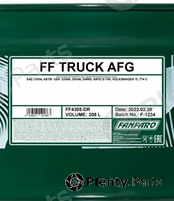 SCT - Mannol FF4305-DR — Antifreeze FANFARO TRUCK AFG