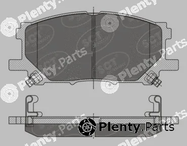 SCT - Mannol SP348PR — Brake Pad Set, disc brake