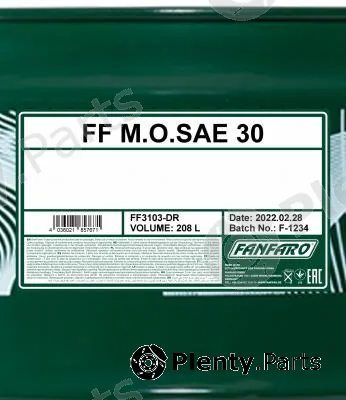 SCT - Mannol FF3103-DR — Engine Oil FANFARO M.O. SAE 30