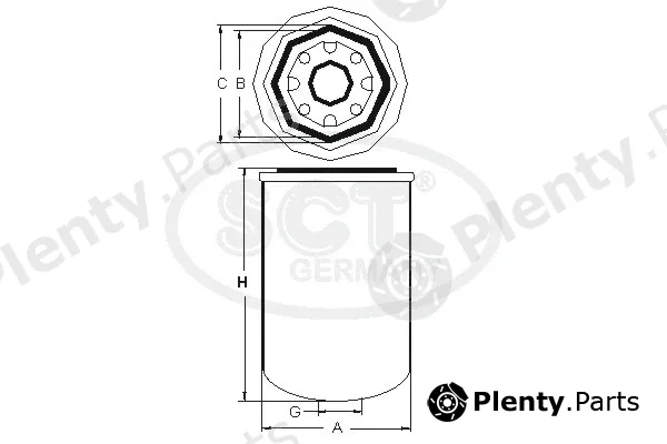 SCT - Mannol STB8202 — Air Dryer Cartridge, compressed-air system