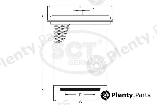 SCT - Mannol SB3198 — Air Filter