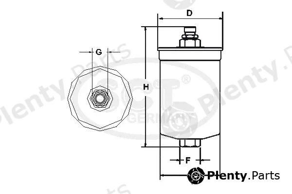 SCT - Mannol ST744 — Fuel Filter