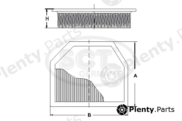 SCT - Mannol SB664 — Air Filter