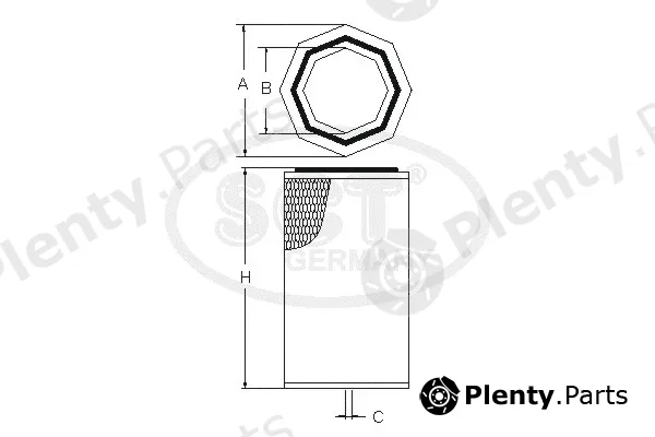 SCT - Mannol SB3007 — Air Filter