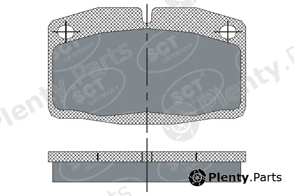 SCT - Mannol SP105PR — Brake Pad Set, disc brake