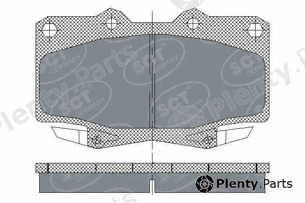 SCT - Mannol SP229PR — Brake Pad Set, disc brake