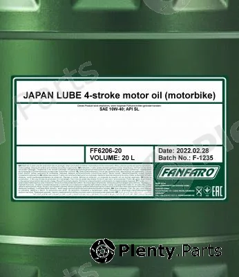 SCT - Mannol FF6206-20 — Engine Oil FANFARO JAPAN LUBE 2-stroke motor oil (outboard)