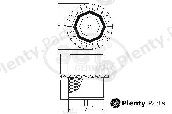 SCT - Mannol SB3124 — Air Filter