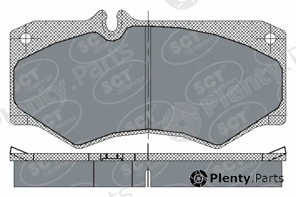 SCT - Mannol SP104PR — Brake Pad Set, disc brake