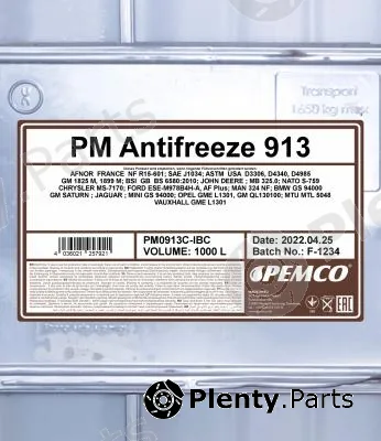 SCT - Mannol PM0913C-IBC — Antifreeze PEMCO PM Antifreeze 913
