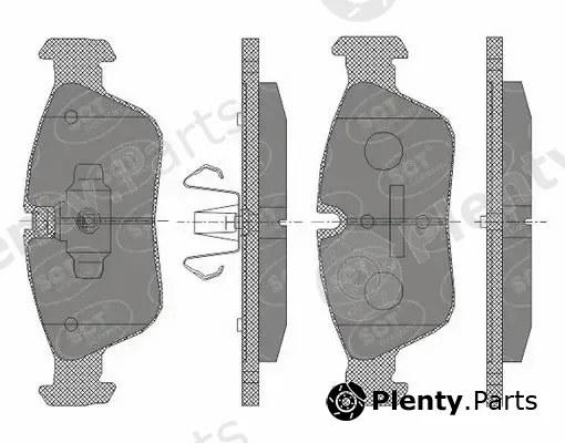 SCT - Mannol SP433PR — Brake Pad Set, disc brake