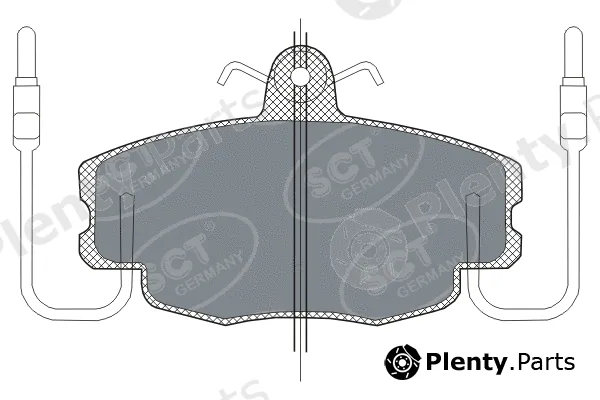 SCT - Mannol SP189PR — Brake Pad Set, disc brake