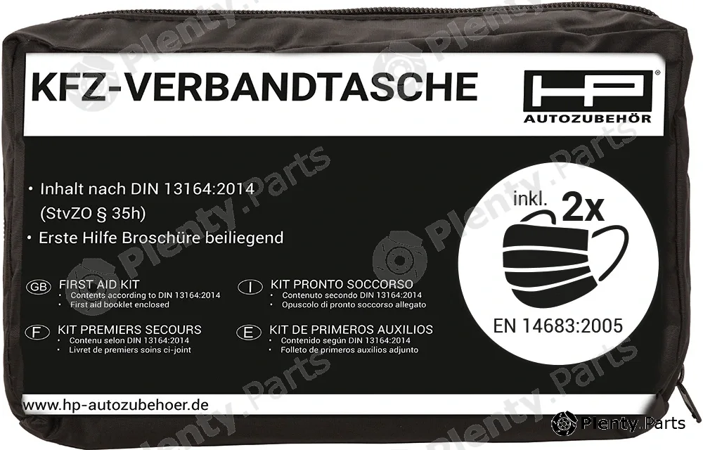 Hpauto 10040 — First Aid Box KFZ-Verbandtasche Schwarz