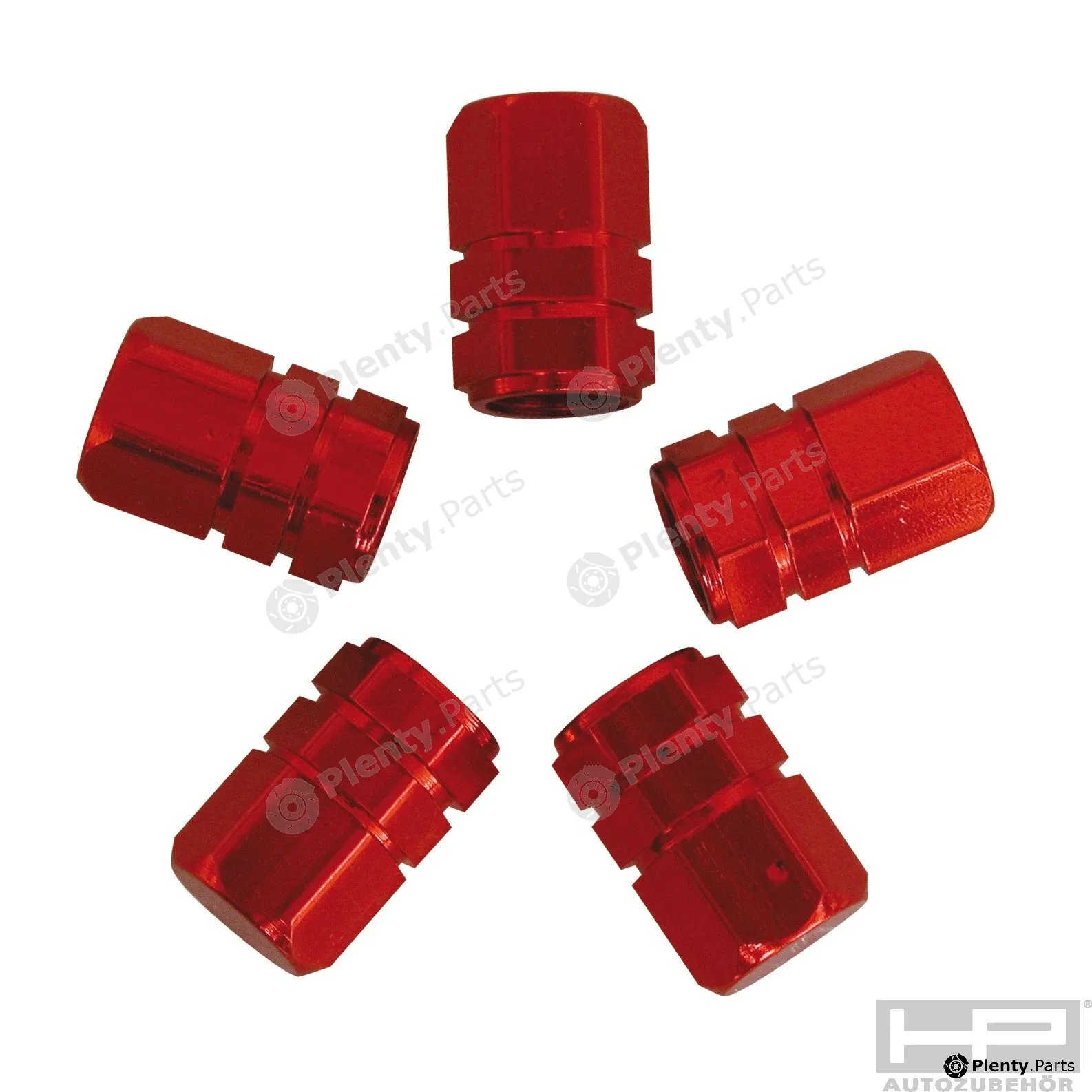 Hpauto 17453 — Cap, tyre valve Ventilkappen-Set Aluminium ( 5 Stück)
