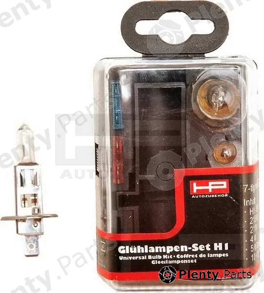 Hpauto 26171 — Bulbs Assortment Glühlampen-Ersatzkasten H1 7-tlg.