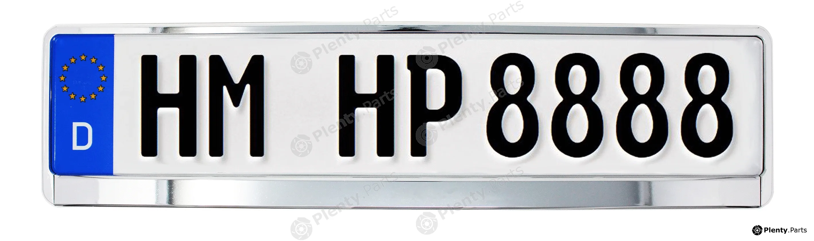 Hpauto 18512 — Licence Plate Holder Kennzeichenhalter Chromlook