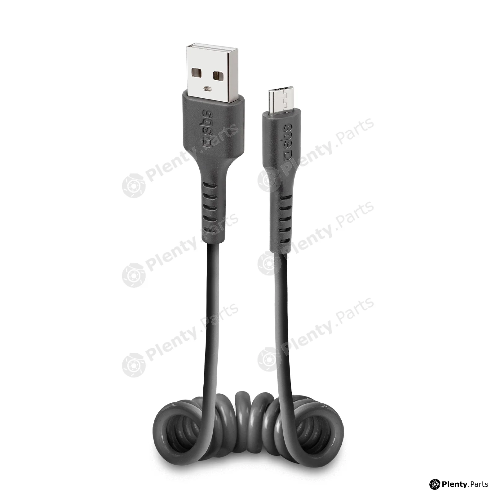 Hpauto 06146 — Cable, USB Spiral-Daten-&-Ladekabel für Micro-USB