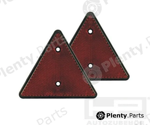 Hpauto 10231 — Reflector Dreieck-Rückstrahler-Set Rot schraubbar