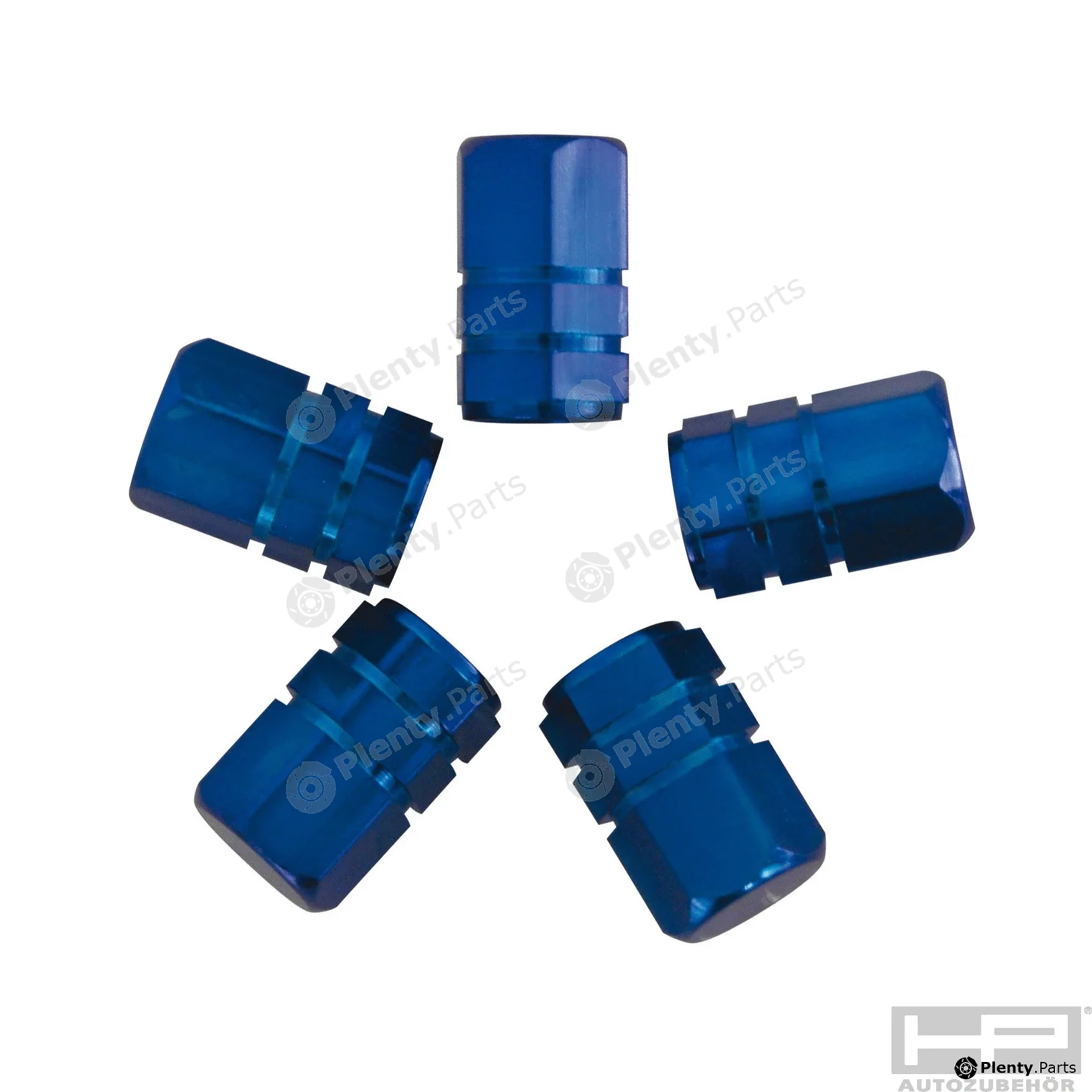 Hpauto 17463 — Cap, tyre valve Ventilkappen-Set Aluminium ( 5 Stück)