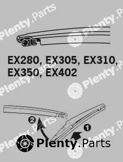 Trico EX305 — Wiper Blade TRICO EXACT FIT REAR