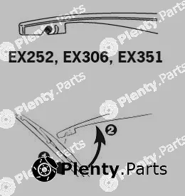 Trico EX351 — Wiper Blade TRICO EXACT FIT REAR