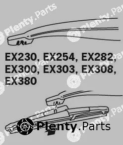 Trico EX230 — Wiper Blade TRICO EXACT FIT REAR