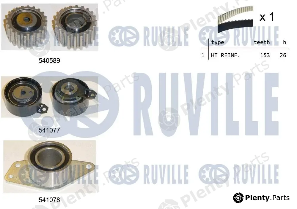 Ruville 550382 — Timing Belt Kit
