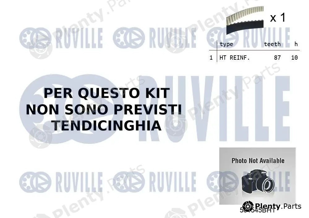 Ruville 55B0053 — Water Pump & Timing Belt Kit