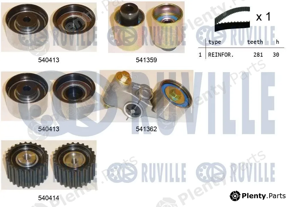 Ruville 550197 — Timing Belt Kit