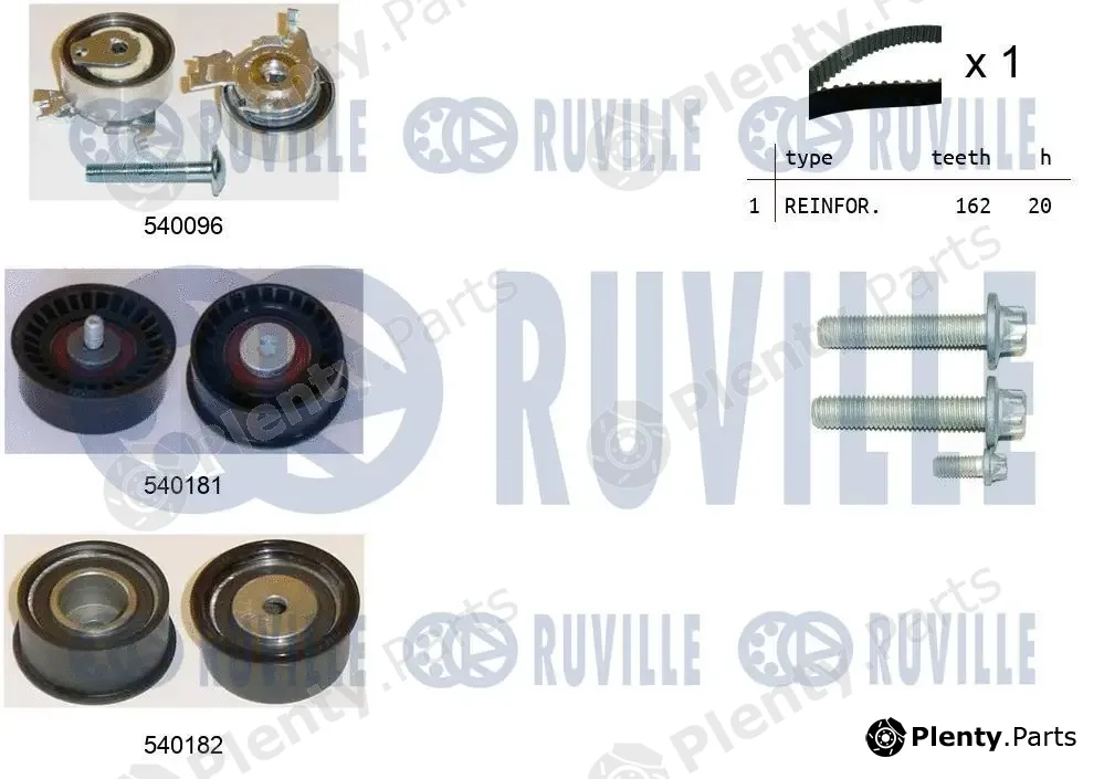 Ruville 550040 — Timing Belt Kit