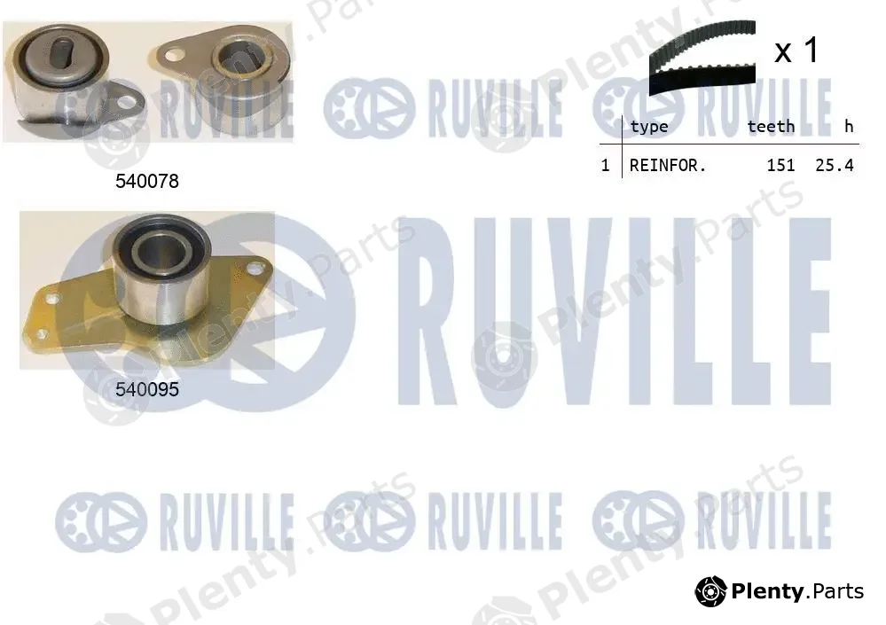 Ruville 550016 — Timing Belt Kit