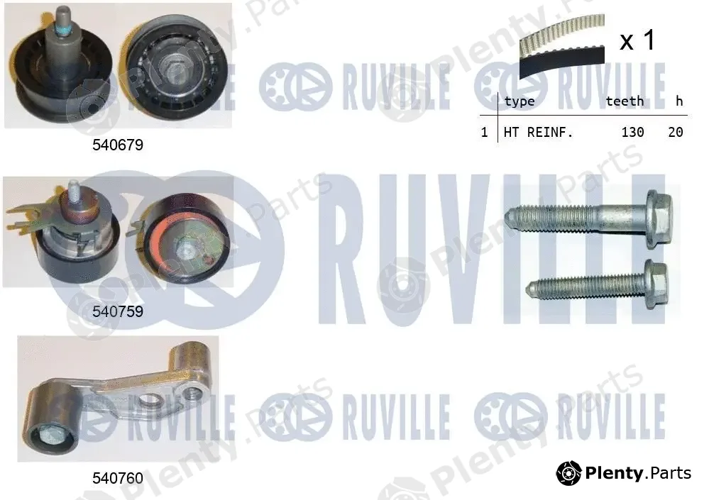 Ruville 550396 — Timing Belt Kit