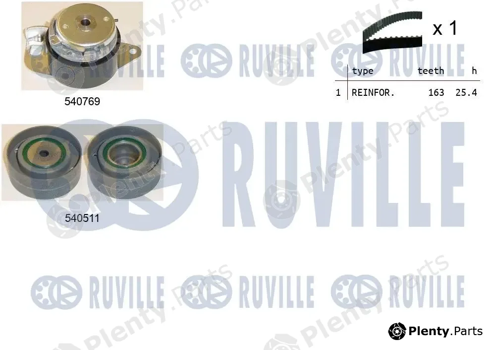 Ruville 550100 — Timing Belt Kit
