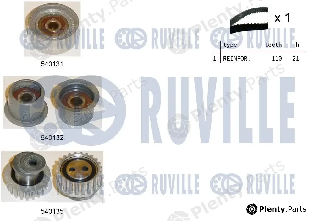 Ruville 550204 — Timing Belt Kit