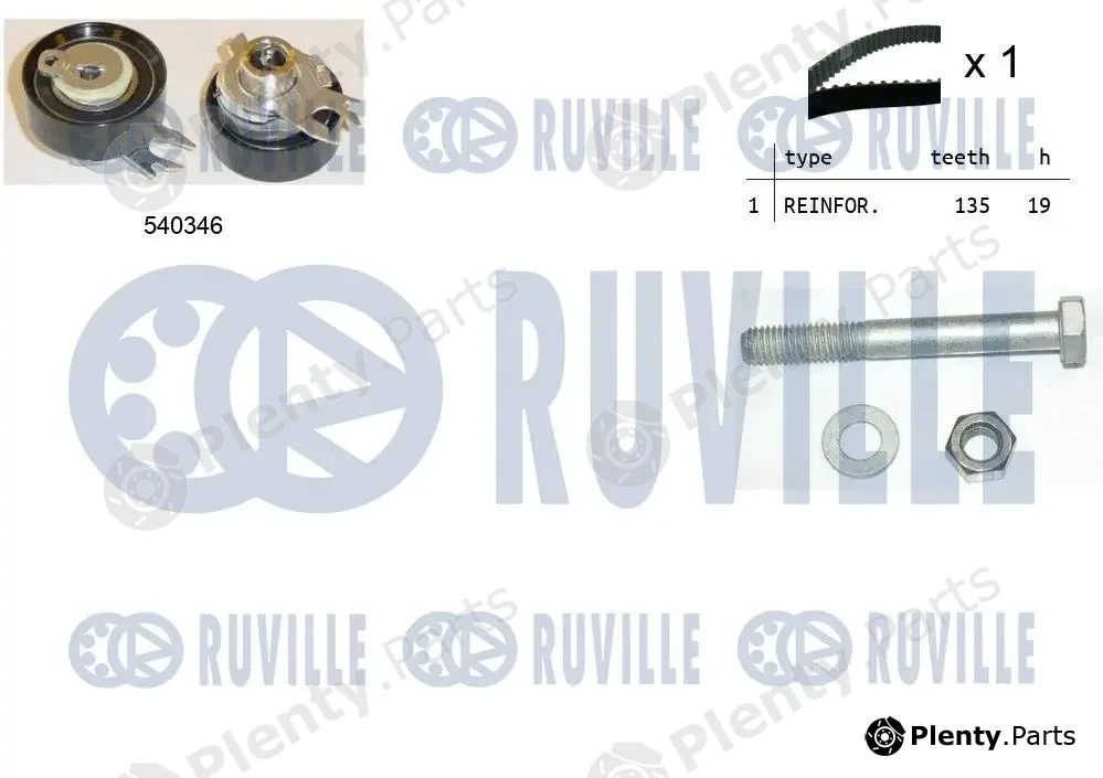 Ruville 550007 — Timing Belt Kit