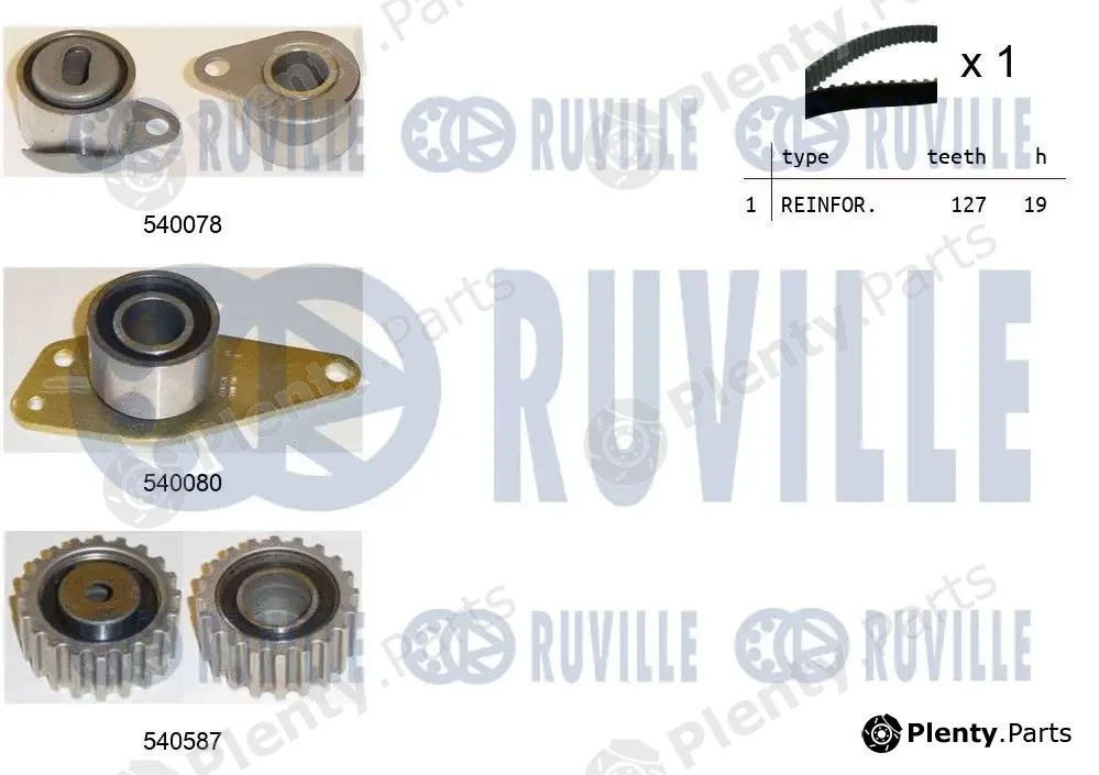 Ruville 550249 — Timing Belt Kit