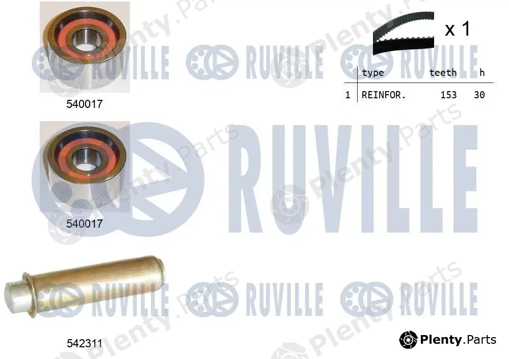 Ruville 550393 — Timing Belt Kit