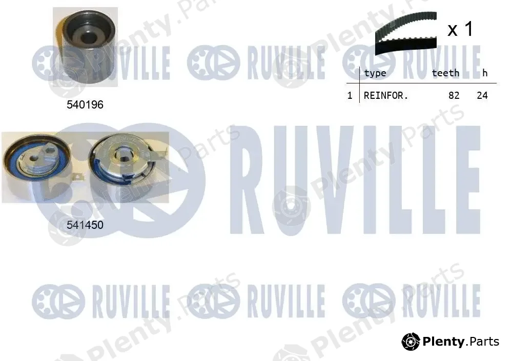 Ruville 550387 — Timing Belt Kit