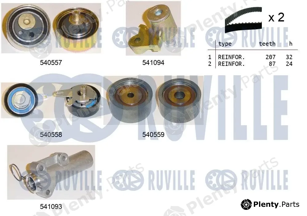 Ruville 550285 — Timing Belt Kit