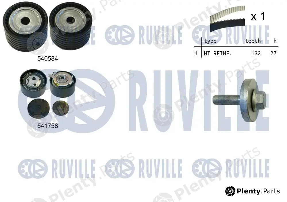 Ruville 550298 — Timing Belt Kit
